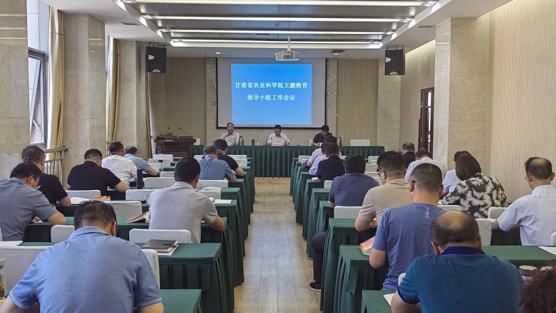 我院召开学习贯彻习近平新时代中国特色社会主义思想主题教育领导小组工作会议